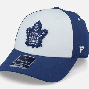 unisex FANATICS: Toronto Maple Leafs Iconic Defender Flexfit - White/Cobalt Blue